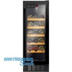 AMICA Unterbau-Weinkühlschrank WK 341 115 S Schwarz, 820 mm AMICA Unterbau-Weinkühlschrank WK 341 115 S Schwarz, 820 mm