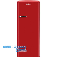 AMICA Retro Stand-K�hlschrank KSR 364 150 R mit Gefrierfach Rot