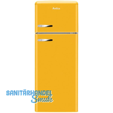 AMICA Retro Stand-Kühl-Gefrierkombination Top Freezer KGC 15633 Y Gelb AMICA Retro Stand-Kühl-Gefrierkombination Top Freezer KGC 15633 Y Gelb
