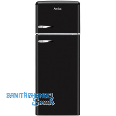 AMICA Retro Stand-K�hl-Gefrierkombination Top Freezer KGC 15634 S Schwarz