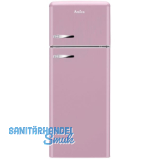AMICA Retro Stand-Kühl-Gefrierkombination Top Freezer KGC 15636 P Rosa AMICA Retro Stand-Kühl-Gefrierkombination Top Freezer KGC 15636 P Rosa