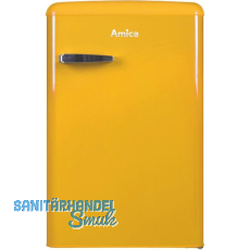 AMICA Retro Stand-Kühlschrank KS 15613 Y mit Gefrierfach Gelb AMICA Retro Stand-Kühlschrank KS 15613 Y mit Gefrierfach Gelb