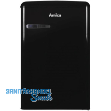 AMICA Retro Stand-Kühlschrank KS 15614 S mit Gefrierfach Schwarz AMICA Retro Stand-Kühlschrank KS 15614 S mit Gefrierfach Schwarz