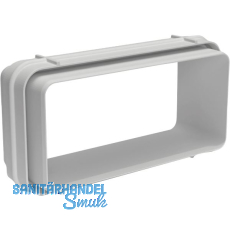 OPTIMAIRO Flachkanalverbinder 111 x 54 Kunststoff wei�