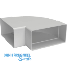 OPTIMAIRO Flachkanalbogen 90� waagerecht 111 x 54 Kunststoff wei�