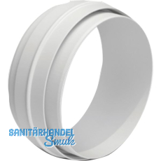 OPTIMAIRO Rohrverbinder NW 100 Kunststoff weiß OPTIMAIRO Rohrverbinder NW 100 Kunststoff weiß