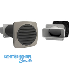 OPTIMAIRO Thermo-Mauerkasten Aeroboy Eco 222 x 89 Kunststoff anthrazit/grau