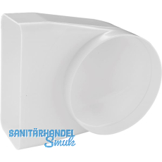 Flachkanal-/Rundrohr Umlenkst�ck 90� Kunststoff, System 125