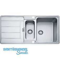 SOLIDO 2D-Sp�le HDX 254, 965 x 510 mm Edelstahl, reversibel