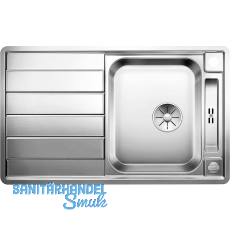 BLANCO 2D-Spüle Axis III 45 S-IF Edelstahl mit Drehknopfgarnitur reversibel BLANCO 2D-Spüle Axis III 45 S-IF Edelstahl mit Drehknopfgarnitur reversibel
