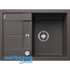 BLANCO Einbausp�le Metra 45 S Compact Felsgrau mit Drehknopfgarnitur, reversibel