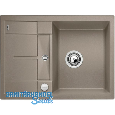BLANCO Einbauspüle Metra 45 S Compact Tartufo mit Drehknopfgarnitur, reversibel BLANCO Einbauspüle Metra 45 S Compact Tartufo mit Drehknopfgarnitur, reversibel
