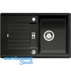 BLANCO Einbauspüle Zia 45 S Anthrazit mit Drehknopfgarnitur, reversibel BLANCO Einbauspüle Zia 45 S Anthrazit mit Drehknopfgarnitur, reversibel