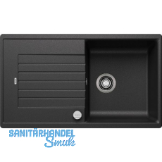 BLANCO Einbausp�le Zia 5 S Anthrazit mit Drehknopfgarnitur, reversibel