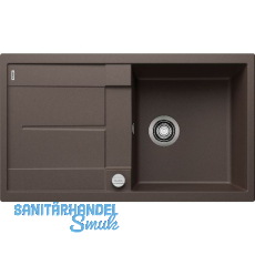 BLANCO Einbauspüle Metra 5 S Cafe mit Drehknopfgarnitur, reversibel BLANCO Einbauspüle Metra 5 S Cafe mit Drehknopfgarnitur, reversibel