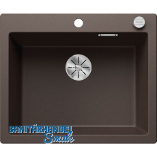 BLANCO Einbauspüle Pleon 6 mit Drehknopfgarnitur, Cafe BLANCO Einbauspüle Pleon 6 mit Drehknopfgarnitur, Cafe