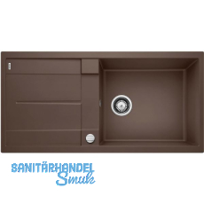 BLANCO Einbauspüle Metra XL 6 S Cafe mit Drehknopfgarnitur, reversibel BLANCO Einbauspüle Metra XL 6 S Cafe mit Drehknopfgarnitur, reversibel