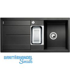 BLANCO Einbauspüle Metra 6 S Anthrazit mit Drehknopfgarnitur, reversibel BLANCO Einbauspüle Metra 6 S Anthrazit mit Drehknopfgarnitur, reversibel