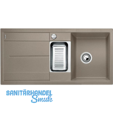 BLANCO Einbauspüle Metra 6 S Tartufo mit Drehknopfgarnitur, reversibel BLANCO Einbauspüle Metra 6 S Tartufo mit Drehknopfgarnitur, reversibel