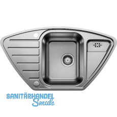 BLANCO 2D-Eckspüle Lantos 9 E-IF Edelstahl BLANCO 2D-Eckspüle Lantos 9 E-IF Edelstahl