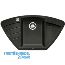 BLANCO Eck-Einbausp�le Zia 9 E mit Drehknopf Anthrazit