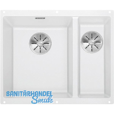 BLANCO Unterbau-Spüle Subline 340/160-U Restebecken rechts, Weiß BLANCO Unterbau-Spüle Subline 340/160-U Restebecken rechts, Weiß