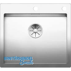 BLANCO 2D-Sp�le Claron 500-IF/A Edelstahl