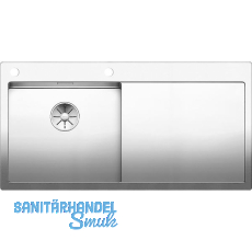 BLANCO 2D-Spüle Claron 5 S-IF Tropfteil rechts Edelstahl BLANCO 2D-Spüle Claron 5 S-IF Tropfteil rechts Edelstahl