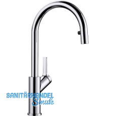 BLANCO Küchenarmatur Carena-S mit Schlauchauszug 520767 druckfest Chrom BLANCO Küchenarmatur Carena-S mit Schlauchauszug 520767 druckfest Chrom
