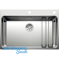 BLANCO 2D-Spüle Etagon 700-IF/A Edelstahl mit Schiene BLANCO 2D-Spüle Etagon 700-IF/A Edelstahl mit Schiene