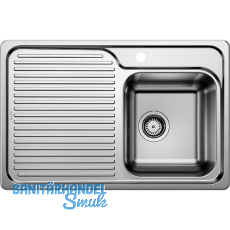 BLANCO 2D-Sp�le Classic 40 S Edelstahl TT links