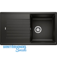 BLANCO Einbausp�le Zia 5 S mit Drehknopfgarnitur Schwarz, reversibel