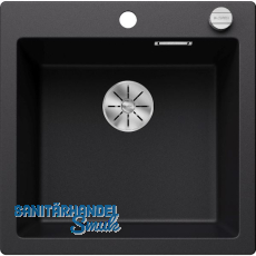 BLANCO Einbausp�le Pleon 5 mit Drehknopfgarnitur, Schwarz