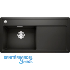 BLANCO fl�chenb�ndige Sp�le Zenar XL 6 S-F Schwarz, TT rechts