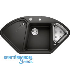 BLANCO Eck-Einbauspüle Delta II Schwarz BLANCO Eck-Einbauspüle Delta II Schwarz