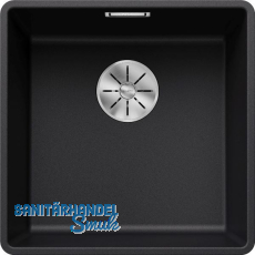 BLANCO flächenbündige Spüle Serie Subline 400-F, Schwarz BLANCO flächenbündige Spüle Serie Subline 400-F, Schwarz