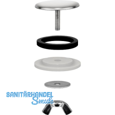 BLANCO Hahnlochstopfen 48 mm, Messing verchromt