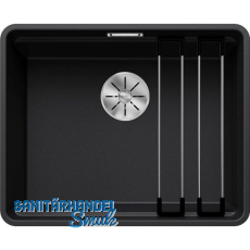 BLANCO fl�chenb�ndige Sp�le Etagon 500-F Schwarz