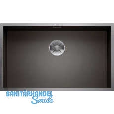BLANCO Unterbau-Sp�le Zerox 700-U Edelstahl Dark Steel