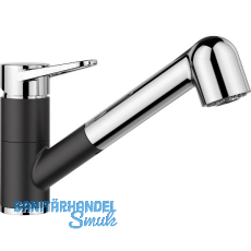 BLANCO K�chenarmatur Blancowega-S II 526428 druckfest, Silgranitschwarz/Chrom