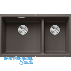 BLANCO Unterbau-Sp�le Subline 430/270-U, Vulkangrau