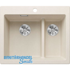 BLANCO Einbauspüle Pleon 6 Split ohne Drehknopfgarnitur, Softweiß BLANCO Einbauspüle Pleon 6 Split ohne Drehknopfgarnitur, Softweiß