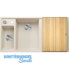 BLANCO Einbausp�le Axia III 6 S mit Esche Schneidbrett TT rechts Softwei�
