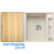 BLANCO fl�chenb�ndige Sp�le Axia III 5 S-F Softwei� inkl. Esche Schneidbrett