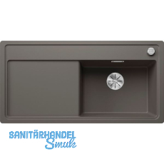 BLANCO flächenbündige Spüle Zenar XL 6 S-F Vulkangrau, TT links BLANCO flächenbündige Spüle Zenar XL 6 S-F Vulkangrau, TT links