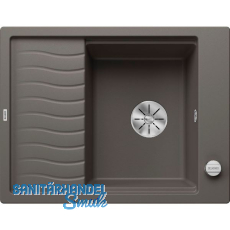 BLANCO Einbauspüle Elon 45 S mit Drehknopfgarnitur Vulkangrau, reversibel BLANCO Einbauspüle Elon 45 S mit Drehknopfgarnitur Vulkangrau, reversibel
