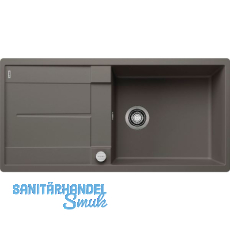 BLANCO fl�chenb�ndige Sp�le Metra XL 6 S-F Vulkangrau, reversibel