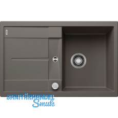 BLANCO Einbausp�le Metra 45 S mit Drehknopfgarnitur Vulkangrau, reversibel