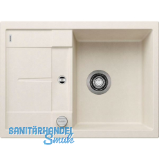 BLANCO Einbausp�le Metra 45 S Compact Softwei� mit Drehknopfgarnitur, rev.