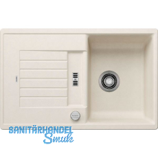 BLANCO Einbausp�le Zia 45 S mit Drehknopfgarnitur Softwei�, reversibel